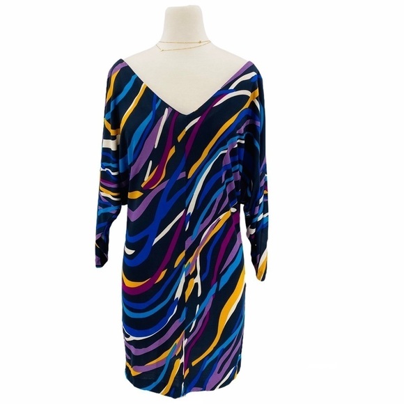 Diane Von Furstenberg Dresses & Skirts - DIANE VON FURSTENBERG Giselle Multi Color Art Deco Dress Size 0